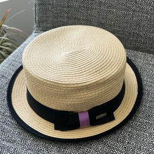 COPY - Cream Straw hat with a bow